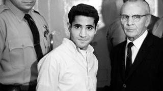 Sirhan Sirhan assassinated Democratic presidential hopeful Robert F Kennedy in 1958