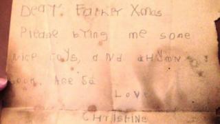 Christine Churchill's letter to Father Christmas