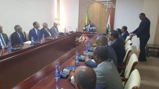 Pirezedaanti Lammaa Magarsaa Jila ABO QC waliin yeroo mariyatan