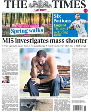 The Times front page
