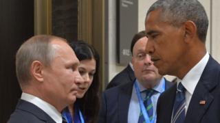 Владимир Путин и Барак Обама
