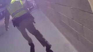 Imagem capturada de câmara de policial