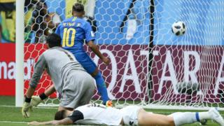 Goal being scored