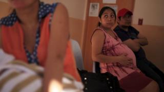 pregnant woman in San Salvador