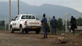 Des militaires positionnés à Sebeta, Addis Abeba, en octobre 2016