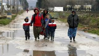 Ffoaduriaid o Syria