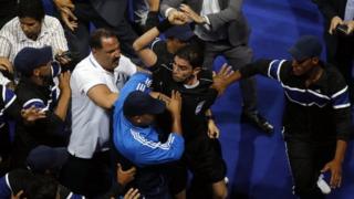 Egyptian referee Ibrahim Nour El-Din
