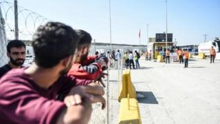 İstanbul'un üçüncü havalimanının inşaatındaki işçiler