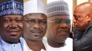 Ahmed Lawan, Ali Ndume, Danjuma Goje, Orji Uzor Kalu