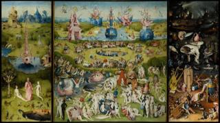 Quadro 'O Jardim das delícias terrenas', de Hieronymus Bosch