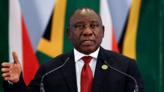 Prezida wa Afrika y'epfo Cyril Ramaphosa