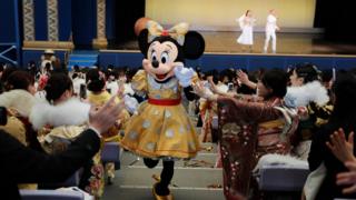 Minnie Mouse in Disneyland Tokyo