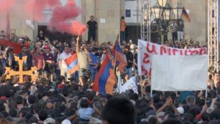 Митинг в Ереване