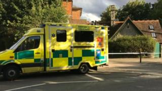 Scene of Abingdon crash