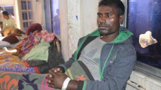 ज़हरीली शराब का पीड़ित