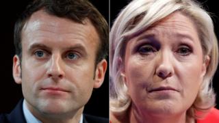 Emmanuel Macron e Marine Le Pen