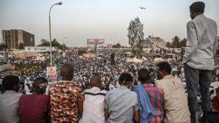 جانب من مظاهرات السودان
