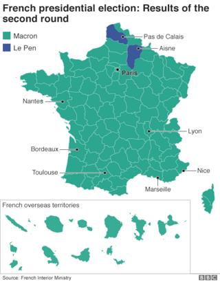 Итоги второго тура президентских выборов во Франции
