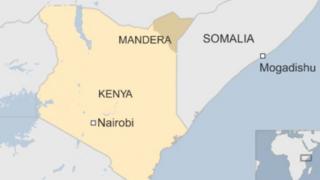 Ramani ya Kenya na Somalia