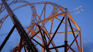 The Hyperia rollercoaster at Thorpe Park