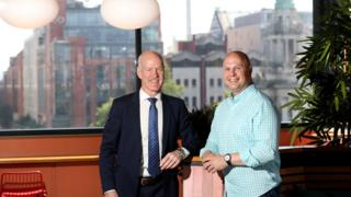 Pictured (L-R) are Alan Wilson, Head of International Investment, Invest Northern Ireland and Thom Kenney, CEO, SmashFly