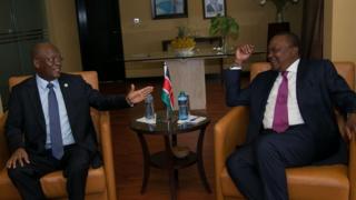 Magufuli na Kenyatta