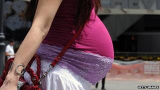pregnant woman