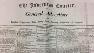 inverness courier 200th marking anniversary its copyright