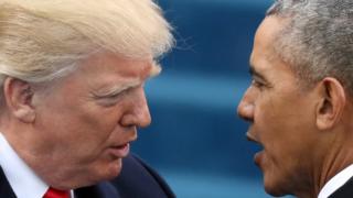 Трамп и Обама