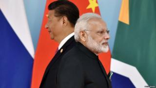 नरेंद्र मोदी, शी जिनपिंग