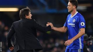 Nemanja Matic and Antonio Conte