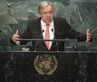 Guterres ya ce babban kalubalensa shi ne kawo karshen rikicin Syria