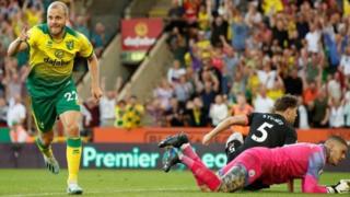 Norwich yailaza Man City
