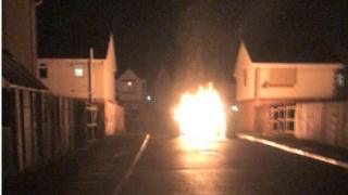 Arson attack in Merseyside