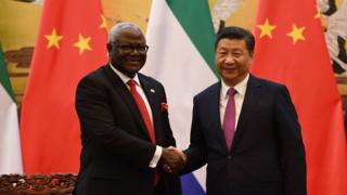 Sierra leone, Ernest Bai Koroma, Chine, Xi Xinping