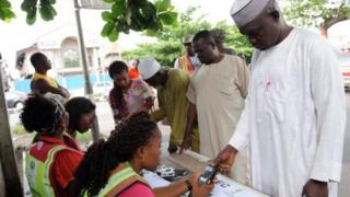 Voters in Nigeria