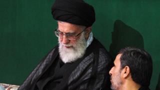 محمود احمدی نژاد و آیت الله خامنه ای
