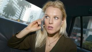 Woman on phone