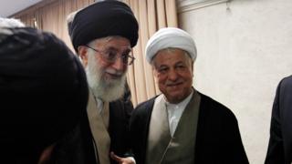 علی خامنه ای و اکبر هاشمی رفسنجانی