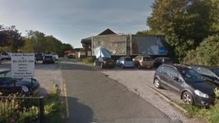 Car park opposite the former Old Roan pub on Copy Lane