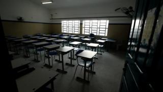 Sala de aula da rede estadual de PE
