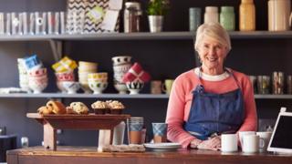 Older entrepreneur (posed by model)