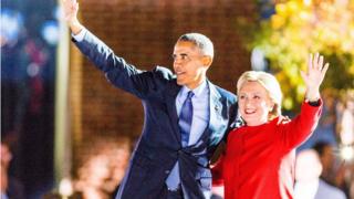 Tổng thống Obama và bà Hillary