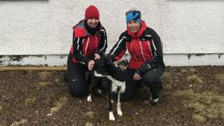 Nell and rescuers