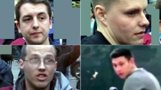 Images of the four men