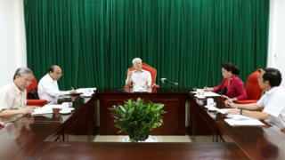 Hình ảnh cuộc họp ngày 14/5, ảnh của Thông tấn xã Việt Nam công bố