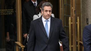 Michael Cohen, President Donald Trump's former personal attorney and fixer, exits federal court after his sentencing hearing, December 12, 2018 in New York City. Cohen was sentenced to 3 years in prison after pleading guilty in August to several charges, including multiple counts of tax evasion, a campaign finance violation and lying to Congress.