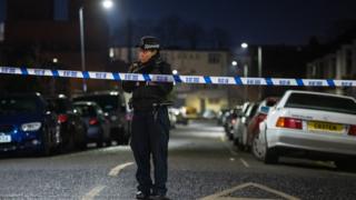 Crime scene at Elmstead Road