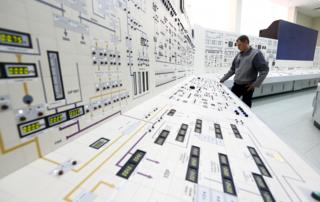 Nuclear power plant, Belarus, April 2016