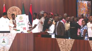 Aarẹ Buhari atawọn asaaju ẹgbẹ akẹkọ
